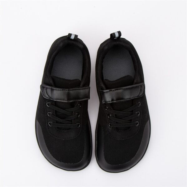 Zapatillas de malla para niños y niñas, minimalistas ZZFABER – Negra