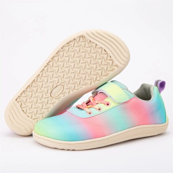 Zapatillas de malla para niños y niñas, minimalistas ZZFABER - Arcoiris