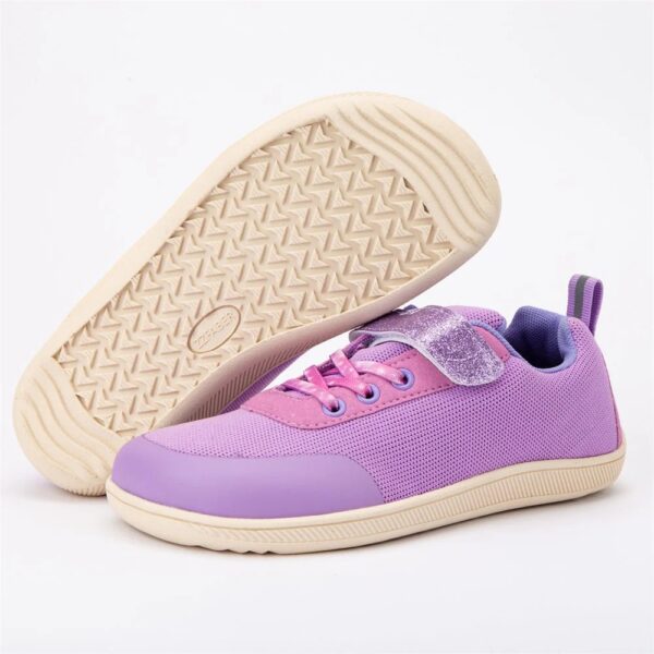 Zapatillas de malla para niños y niñas, minimalistas ZZFABER - Morada