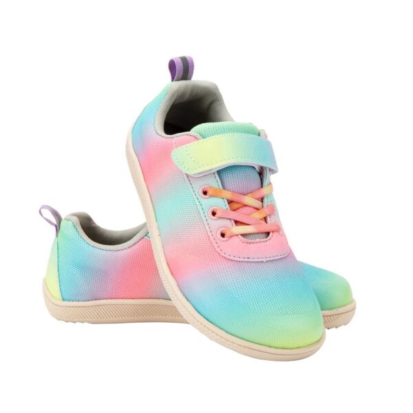Zapatillas de malla para niños y niñas, minimalistas ZZFABER - Arcoiris
