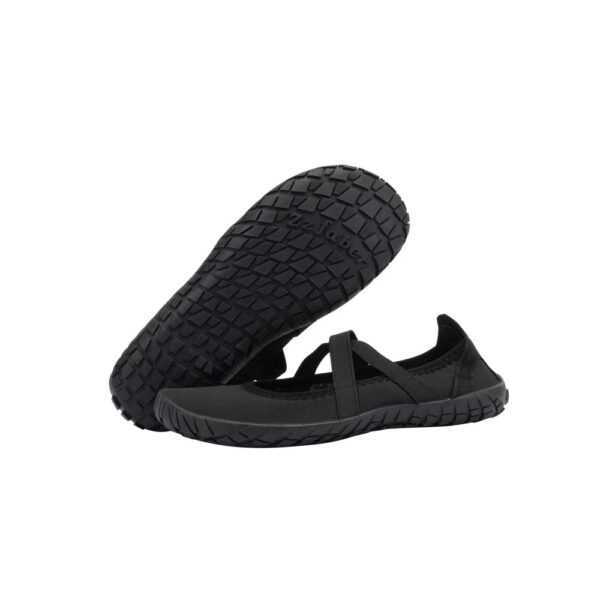 ZZFABER Women Ballet Flat Shoes Minimalist Soft Shoes - Negra
