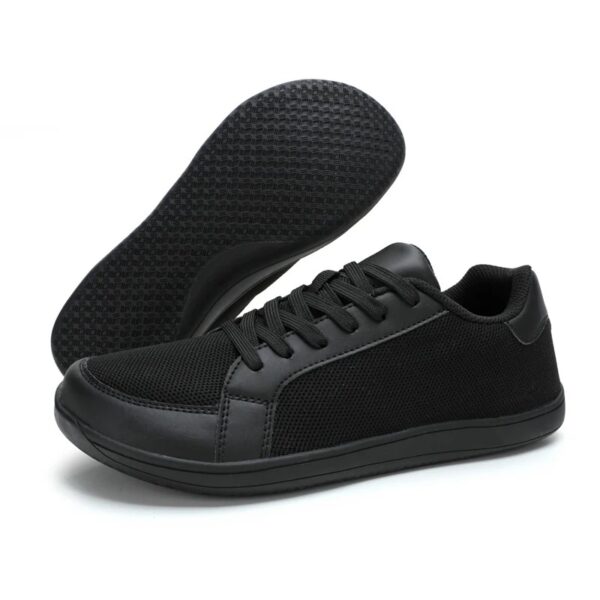 Zapatos barefoot deportivos transpirables casuales flexibles para exteriores ZZFABER - Negro