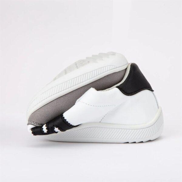 Zapatos casuales de cuero de fibra flexible barefoot ZZFABER - Blanco