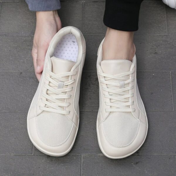 Zapatos barefoot deportivos transpirables casuales flexibles para exteriores ZZFABER - Beige