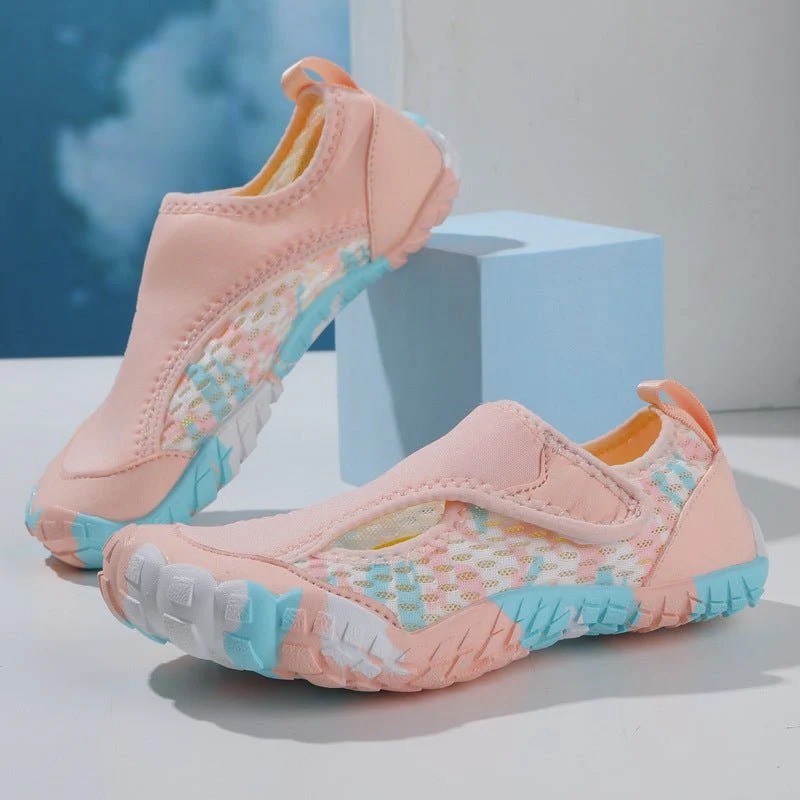 Zapatillas flexibles de verano para niños ZZFABER - Rosa