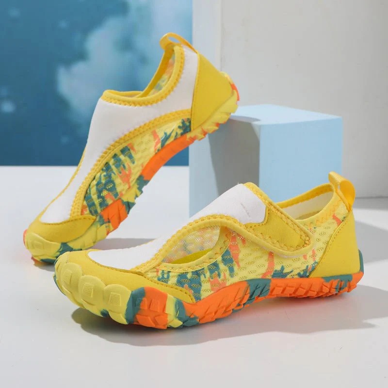 Zapatillas flexibles de verano para niños ZZFABER - Amarillo