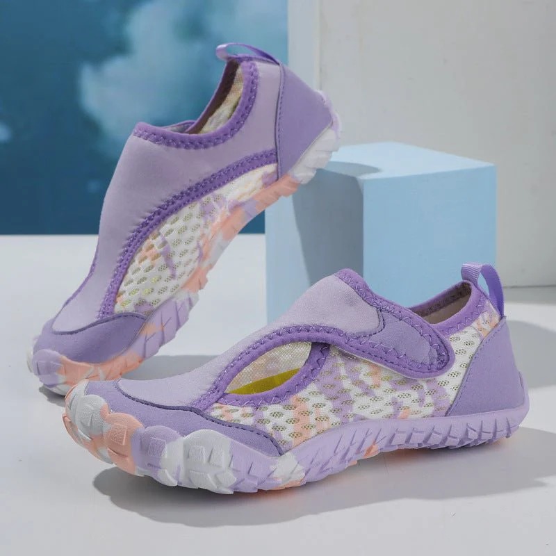 Zapatillas flexibles de verano para niños ZZFABER - Morado