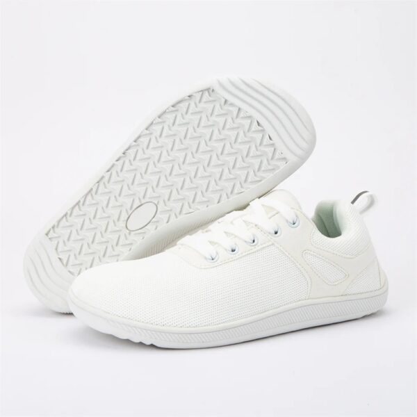Zapatos barefoot para adultos flexibles con punta ancha ZZFABER - Blanco