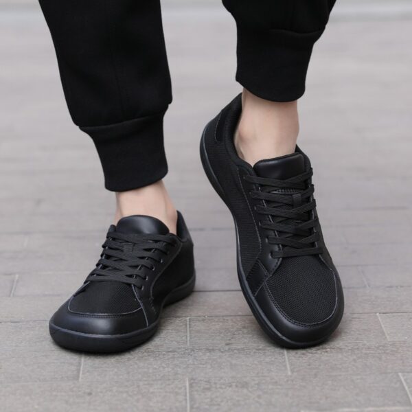 Zapatos barefoot deportivos transpirables casuales flexibles para exteriores ZZFABER - Negro