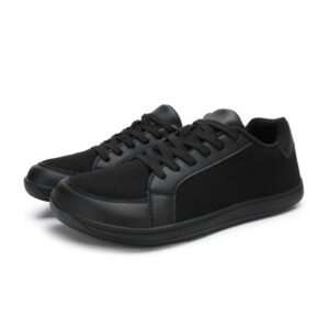 Zapatos barefoot deportivos transpirables casuales flexibles para exteriores ZZFABER - Negro