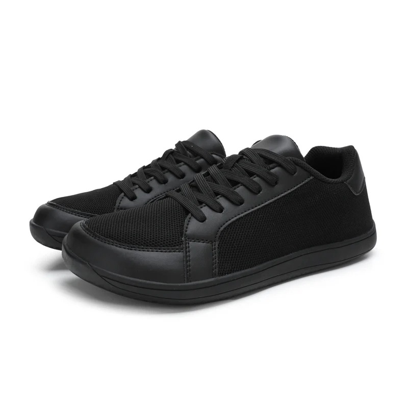Zapatos barefoot deportivos transpirables casuales flexibles para exteriores ZZFABER - Negro