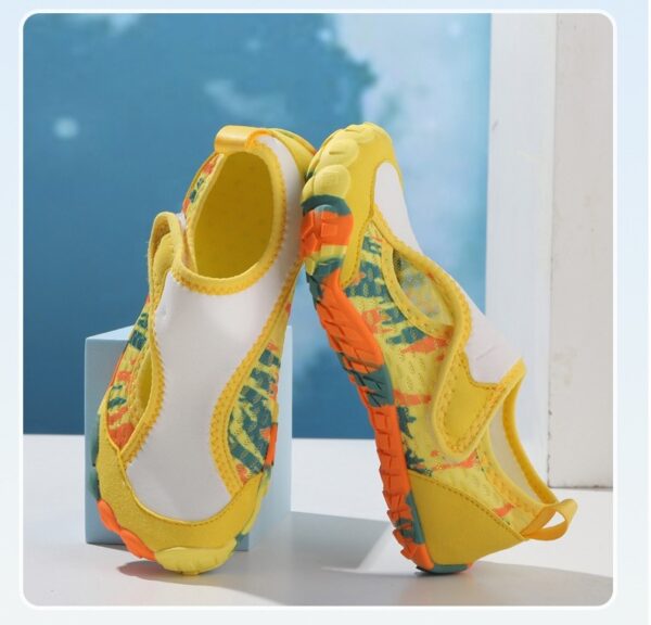 Zapatillas flexibles de verano para niños ZZFABER - Amarillo